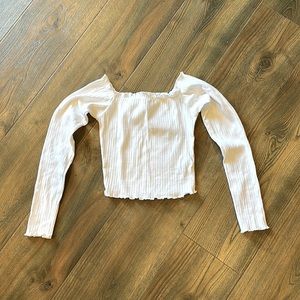 ASOS Design Cropped Off Shoulder Ribbed Top 4 NWOT